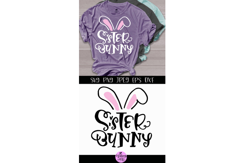 sister-bunny-svg-easter-shirt-svg