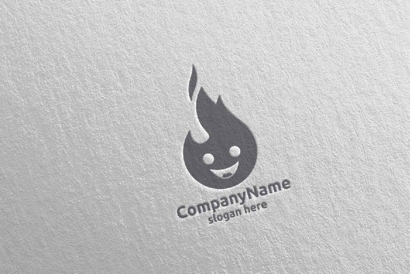 fire-and-flame-cute-face-logo-15
