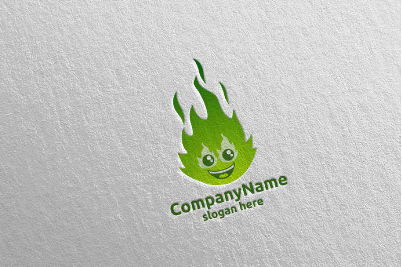 fire-and-flame-cute-face-logo-16