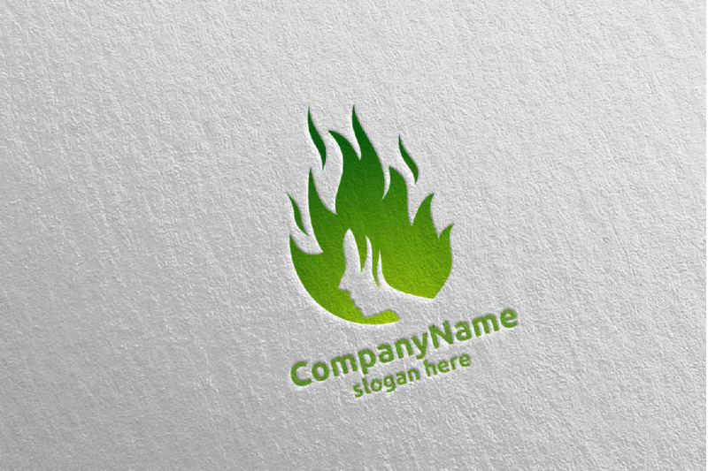 fire-and-flame-woman-face-logo-design-19