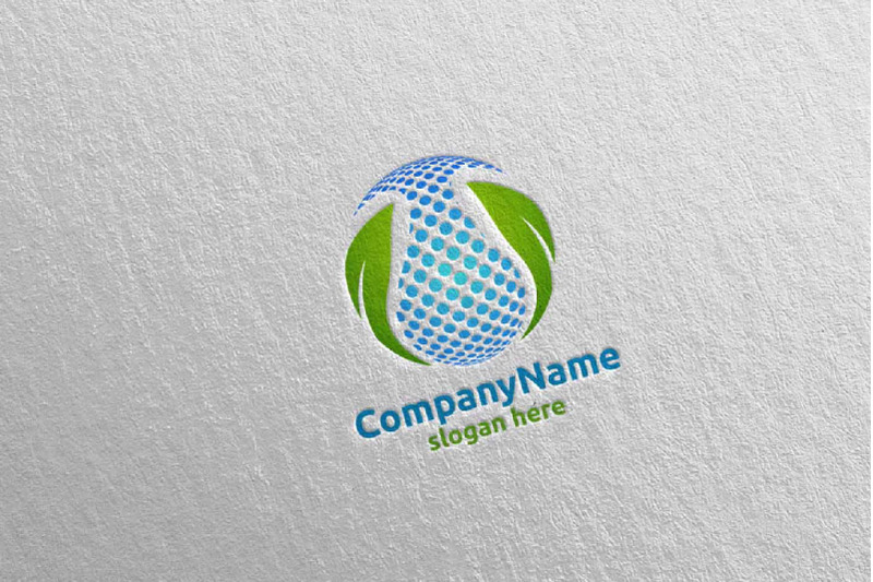 water-drop-and-cleaning-logo-design