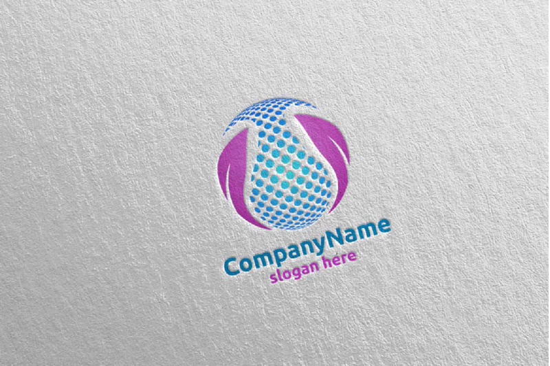 water-drop-and-cleaning-logo-design