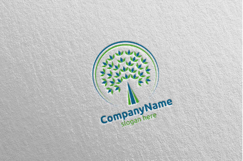 tree-logo-financial-investment-design-concept