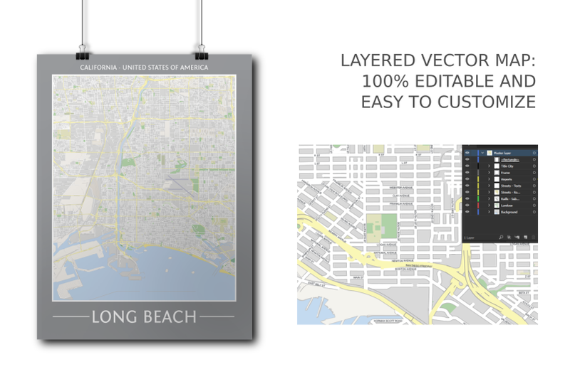 long-beach-street-map-city-map