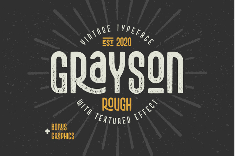 grayson-rough-font-and-graphics