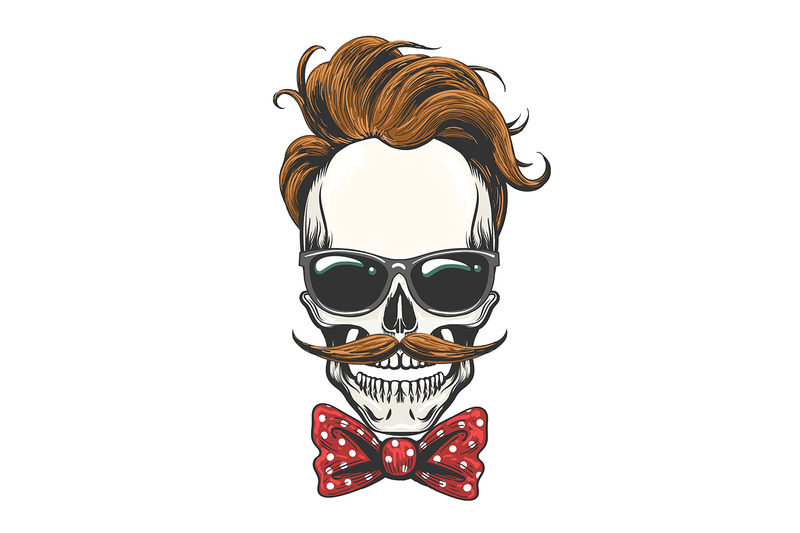 skull-in-glasses-with-mustache-and-bow-tie