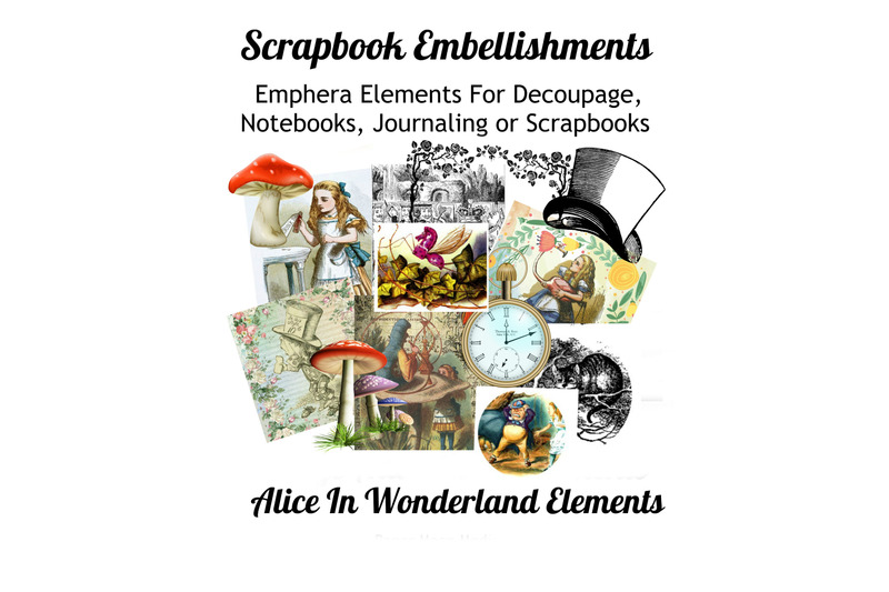 alice-in-wonderland-scrapbook-embellishments-kit
