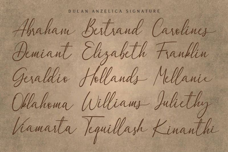 dulan-anzelica-signature-script-font