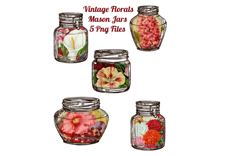 5-floral-ephemera-mason-jars-scrapbook-embellishments