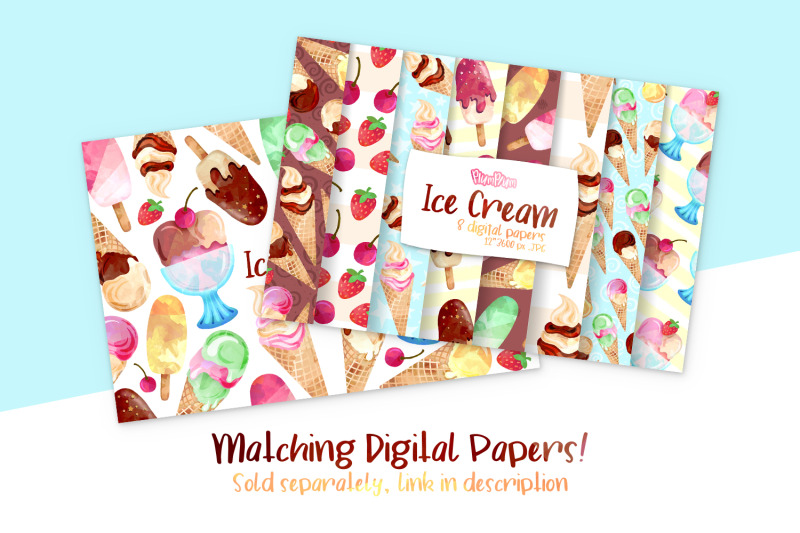 ice-cream-watercolor-cliparts
