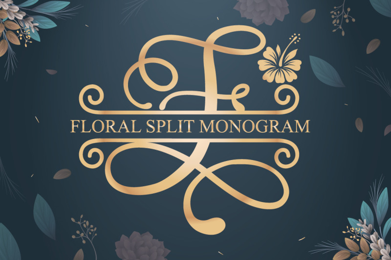 floral-split-monogram