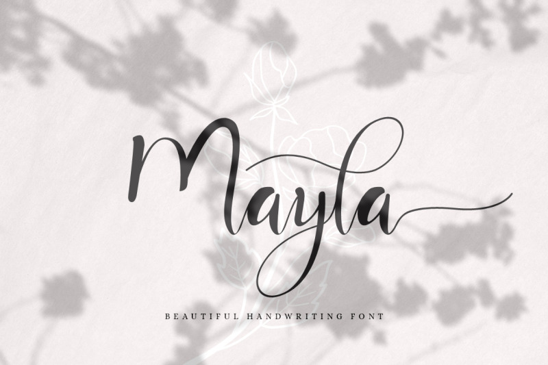 mayla-beautiful-handwriting-script