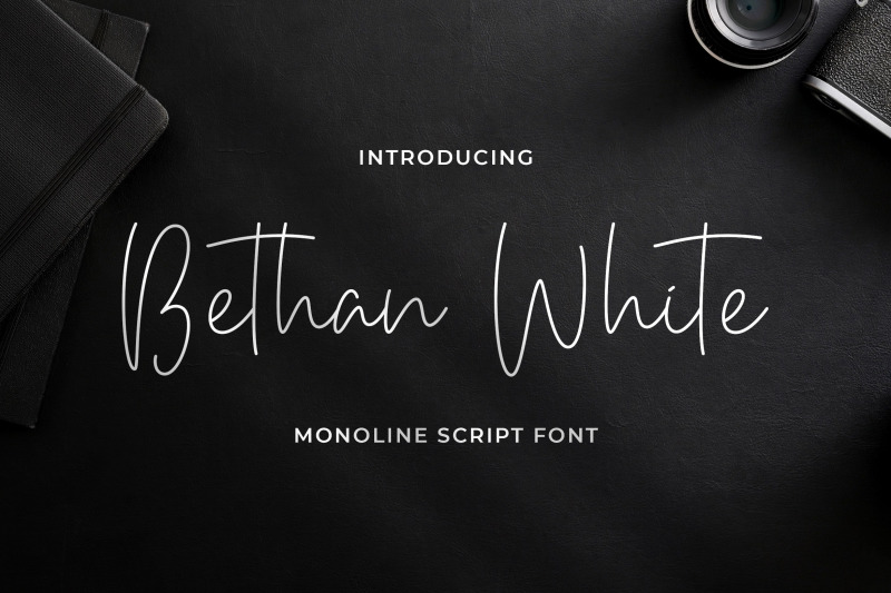 bethan-white-monoline-script-font