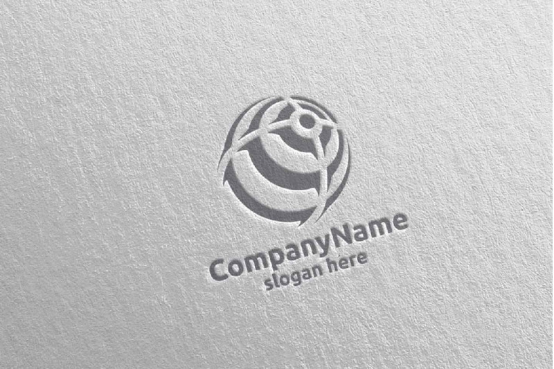 global-modern-technology-logo-design-8