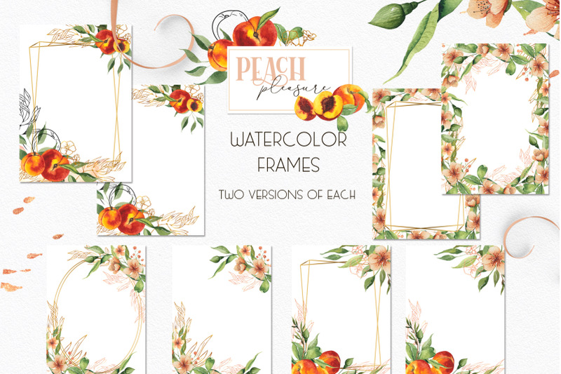 watercolor-peach-collection