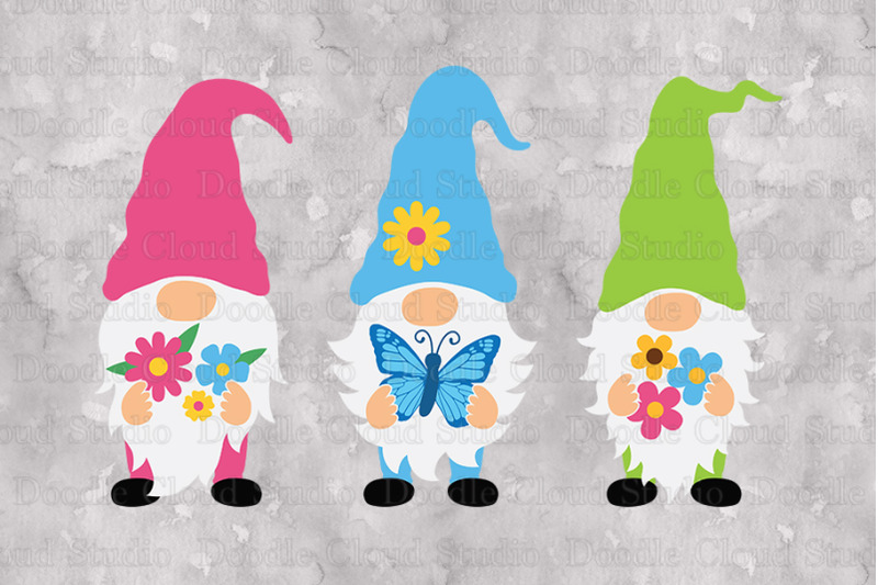 spring-gnomes-svg-cut-files-gnome-spring-clipart