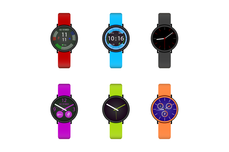 smart-watch-user-interface-design-collection-sport-clock