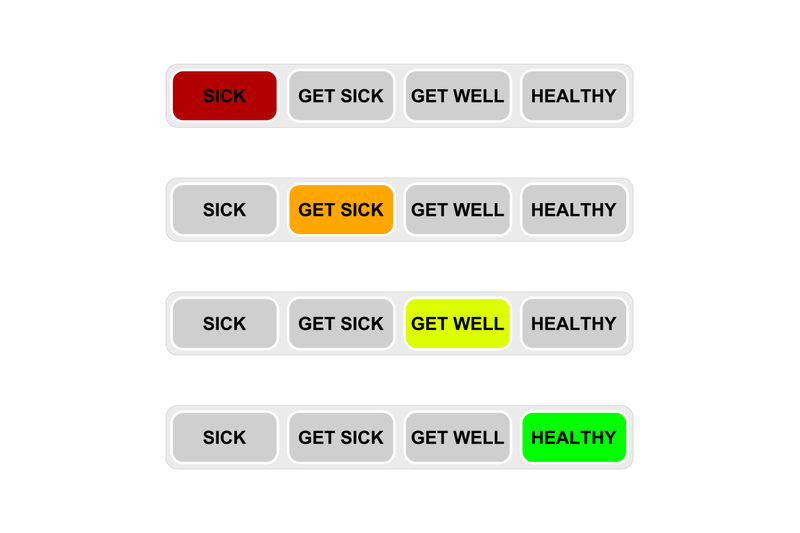 indicator-sick-and-healthy-sickness-rate-vector