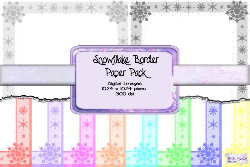 snowflake-border-paper-pack
