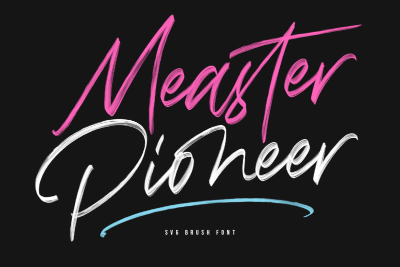 measter-pioneer-svg-brush-font