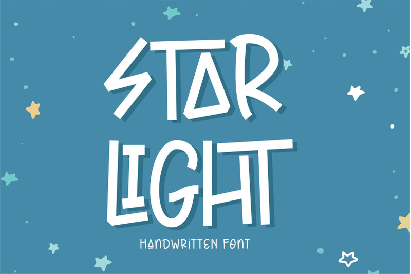 star-light-handwritten-font