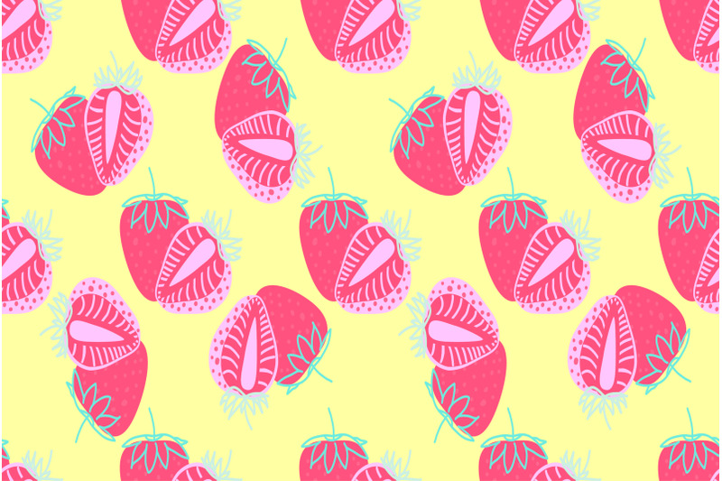 seamless-pattern-of-strawberrys-virtual-background-for-zoom