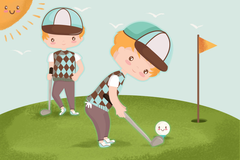 golf-boys-clipart