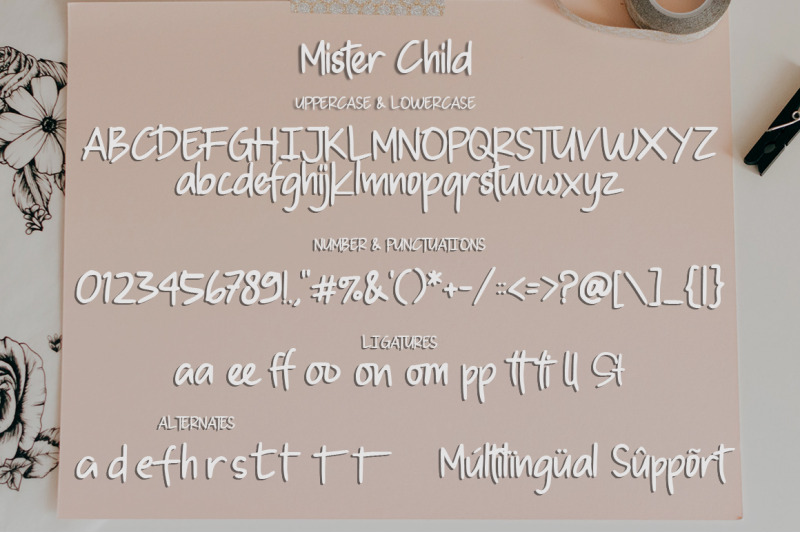 mister-child-handwritten-marker-font