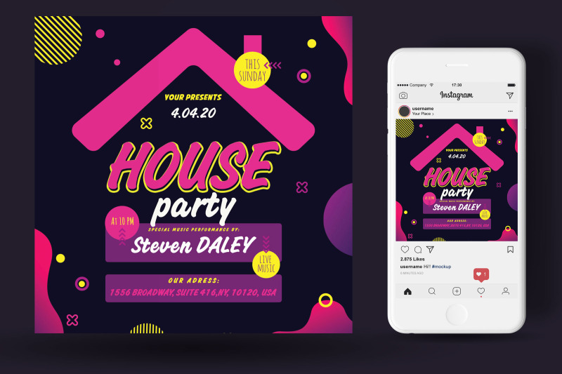 house-party-flyer-poster
