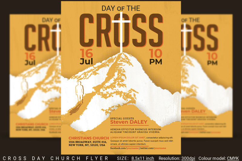 cross-day-church-flyer