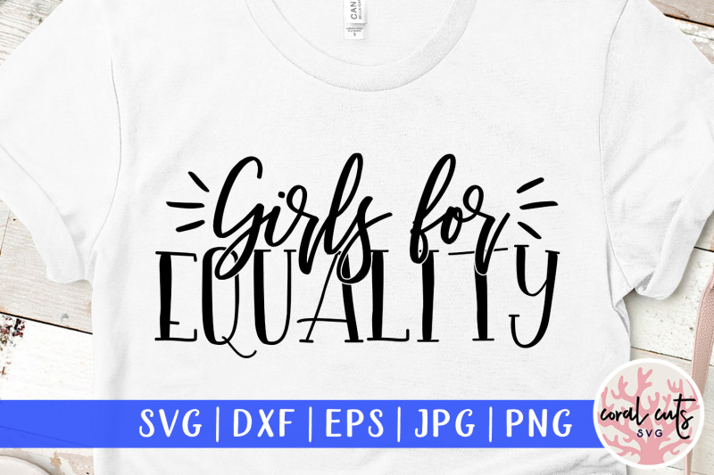 girls-for-equality-women-empowerment-svg-eps-dxf-png