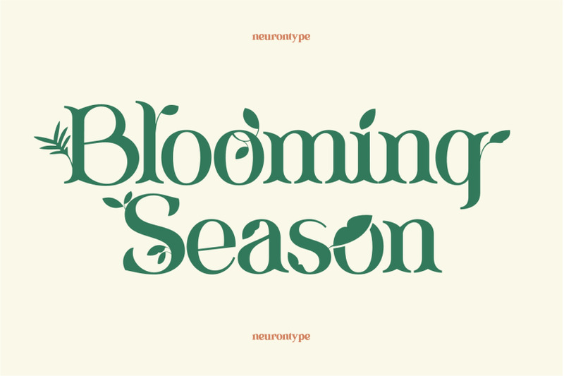 blooming-season-font