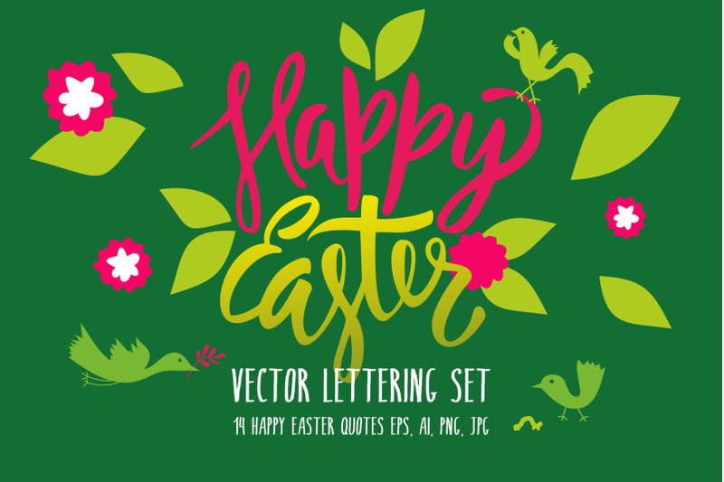 happy-easter-vector-lettering-set