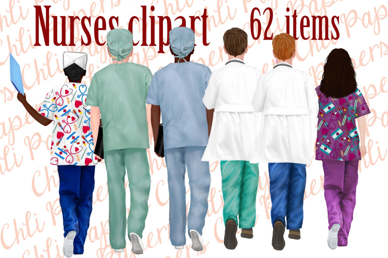 nurses-clipart-medical-clipart-custom-nurse-doctor-clipart