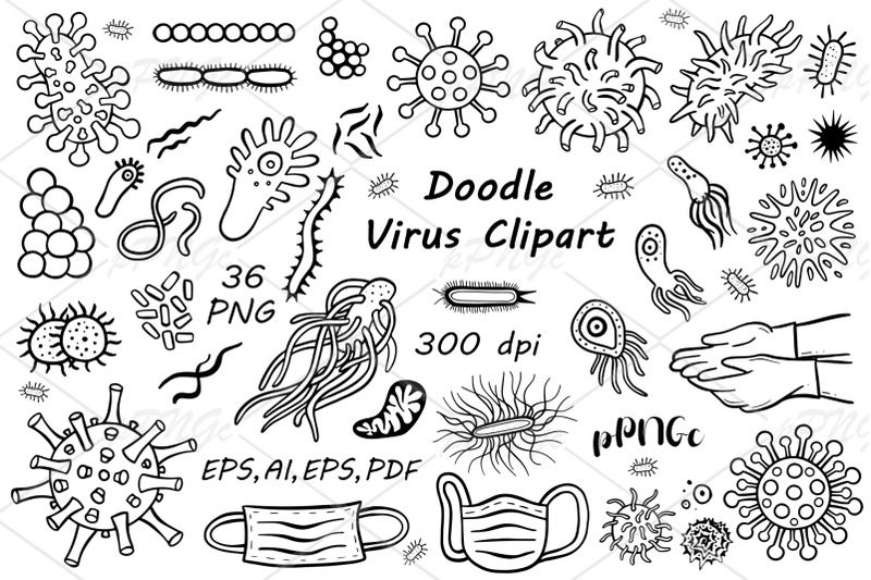 doodle-bacteria-and-virus-clipart-png-eps-ai-vector-cvg