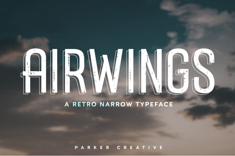 airwings-retro-narrow-sans-serif