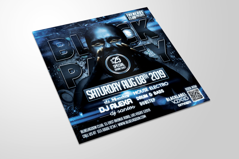 black-party-flyer