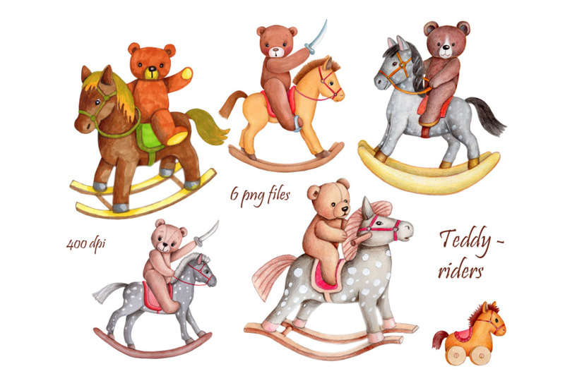 teddy-bears-riders