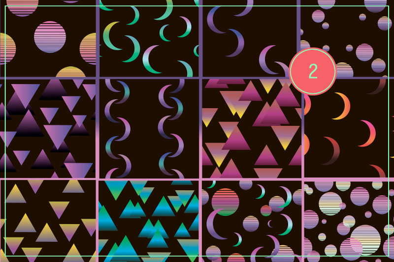 retro-wave-vector-seamless-patterns