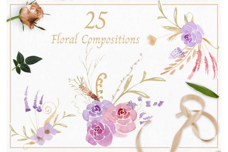 midsummer-garden-floral-watercolor-clipart