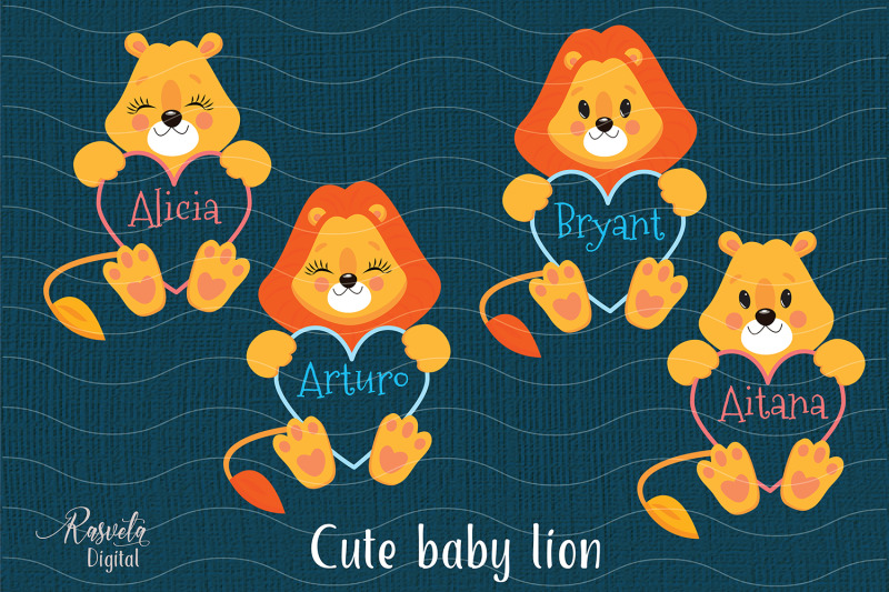 cartoon-cute-little-animal-lion-clipart-1