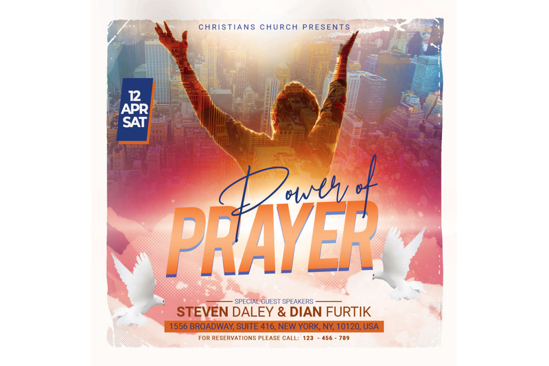 power-of-prayer-church-flyer