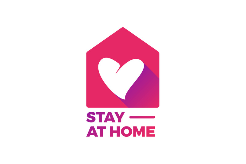 stay-at-home-logo-vector