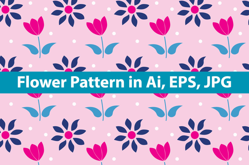 pink-flowers-pattern-kawaii-art