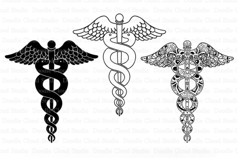 caduceus-svg-caduceus-mandala-svg-medical-symbol