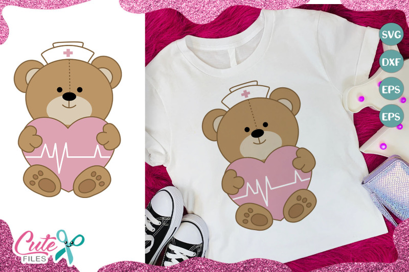 nurse-teddy-bear-with-heart-svg-cut-file-for-crafter
