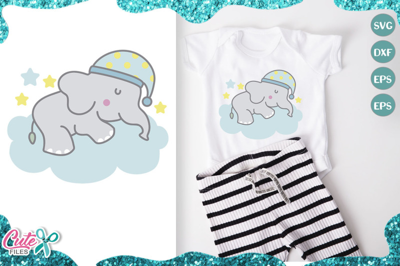 little-elephant-sweet-dreams-svg-cut-file