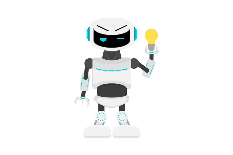 robot-with-idea-light-bulb-creative-ai