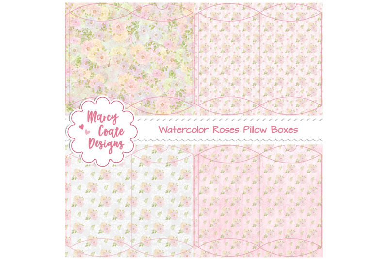 watercolor-roses-printable-pillow-boxes