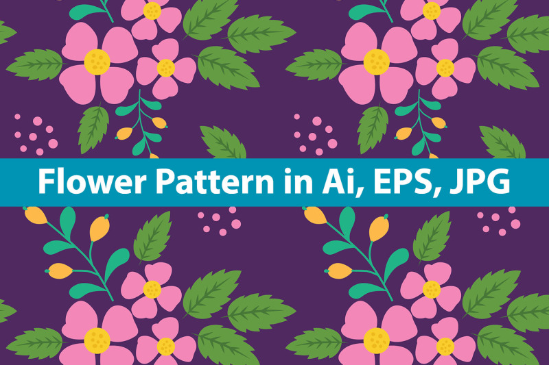 purple-flower-pattern-illustration